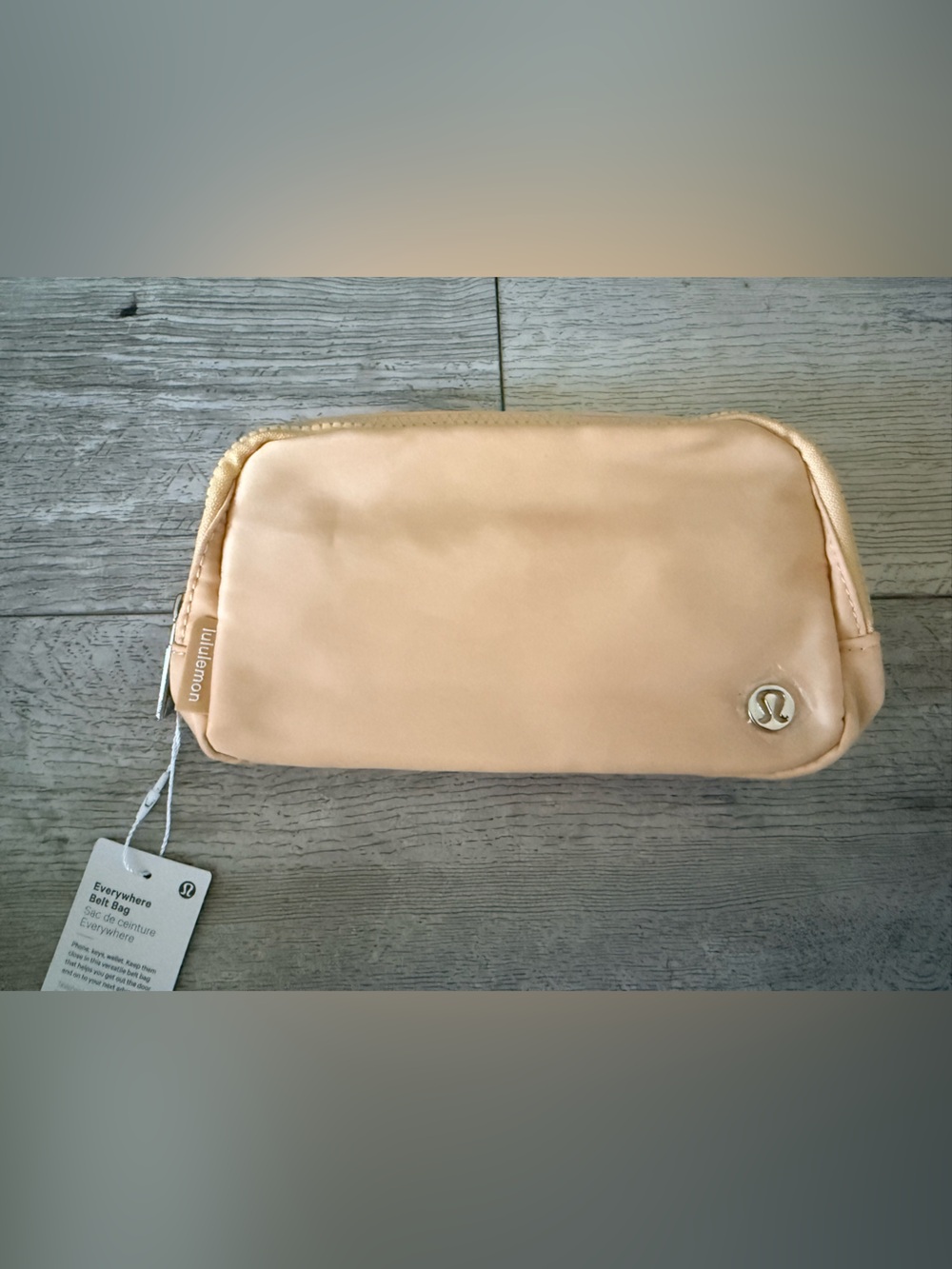 Lululemon Everywhere Belt Bag Pale Yellow Crossbody One Size New With Tags